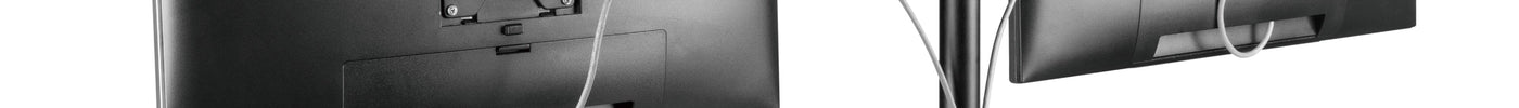 ProperAV Desk Monitor Mount 17 - 32 Dual Swing Arm VESA Max 100x100