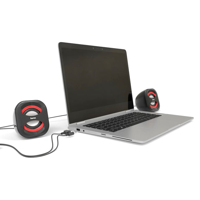 Hama Sonic Mobil 183 USB Powered Desktop PC Speakers with 3.5mm Jack