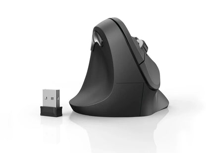 Hama EMW-500L Ergonomic Vertical 6 Button Wireless Mouse - Left Handed