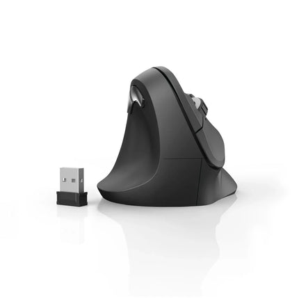 Hama EMW-500L Ergonomic Vertical 6 Button Wireless Mouse - Left Handed
