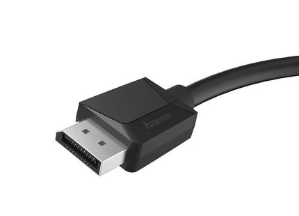 Hama DisplayPort Video Monitor Cable, 4K UHD, DP 1.2 (1.5 Metre)