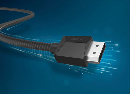 Hama DisplayPort Video Monitor Cable, 4K UHD, DP 1.2 (1.5 Metre)