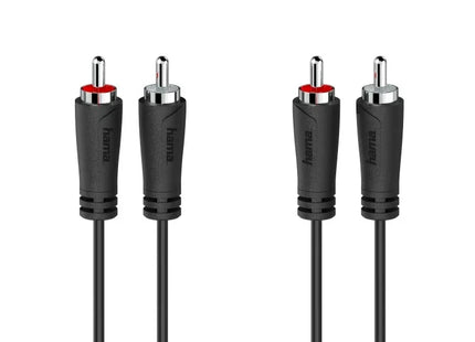 Hama Twin Phono RCA to Twin Phono RCA Audio Cable