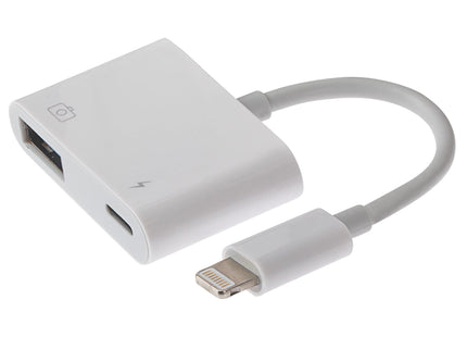 Maplin Lightning to USB-A / Lightning Charging Port Adapter