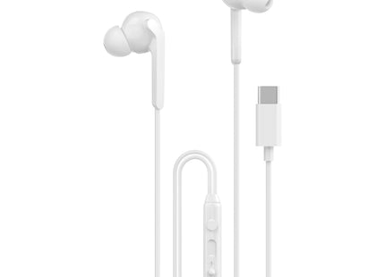 Maplin Wired USB-C Soft Fit Earbuds