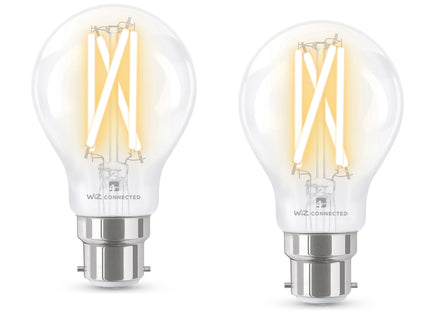 4lite WiZ Connected A60 Filament Clear WiFi LED Smart Bulb