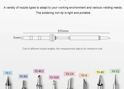 TS-I Soldering Tip for Sequre TS100 / SQ-001 / SQ-D60