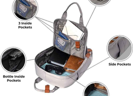 Eco Friendly Rucksack Backpack Waterproof for Laptop & Casual Outdoor Travel KEY
