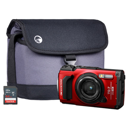OM System TG-7 12MP 4x Zoom Tough Compact Camera