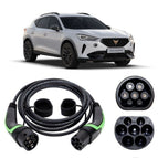 Type 2 to Type 2 Charging Cable / 10M / 16amp (3.6kW)