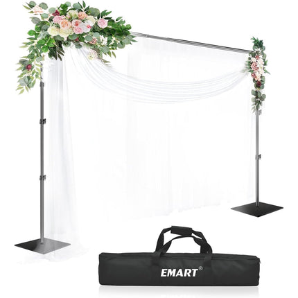 Backdrop Stand Heavy Duty 3x3m Adjustable Background Frame Steel Base EMART