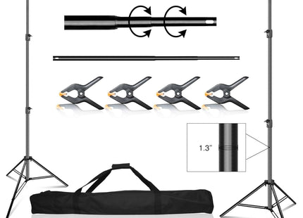 Backdrop Stand 3x3m Heavy Duty Adjustable Photography Frame Kit EMART