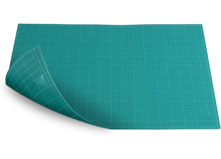 A1 PVC Cutting Mat 60x90cm – 5-Ply Self-Healing Desk Pad, Double-Sided, Green