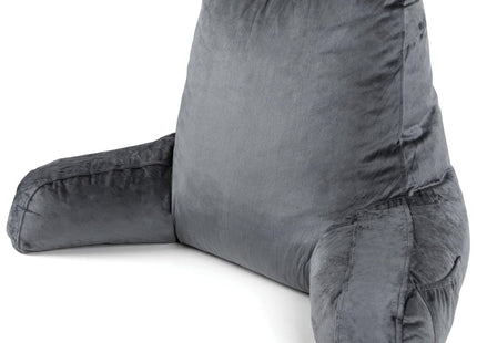 Grey Reading Pillow Memory Foam Cushion with Backrest Arm Support Dreamcatcher