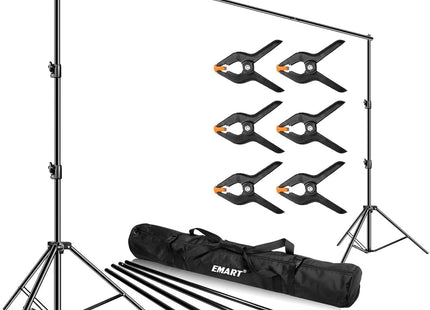 Backdrop Stand Kit 3x3.6m Large Adjustable Photography Frame for Studio EMART