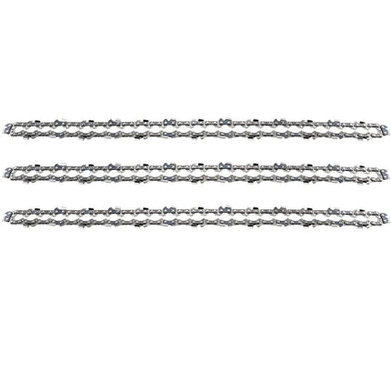 4-Pack 16'' Chainsaw Chains, 3/8'' Pitch, 0.050'' Gauge, 56 Links, Low-Kickback