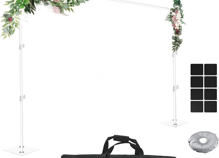 Backdrop Stand 2x3m Adjustable Heavy Duty Steel Frame Photo Studio EMART