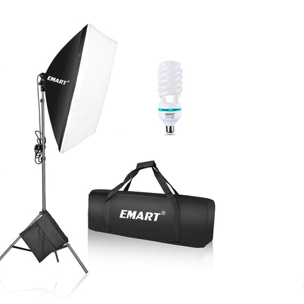 Softbox Lighting Kit 50x70cm 105W Continuous Light with Sandbags 1 Pack EMART