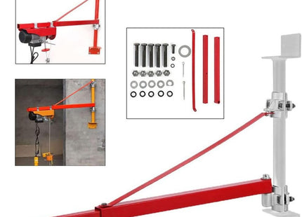 Swivel Wall Mount Lifting Arm – 600kg Max Load for Workshop or Garage Use