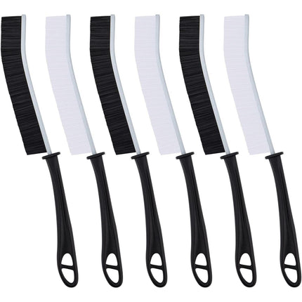 Crevice Cleaning Brush Set Hard Bristle for Grout Kitchen Bathroom 6pcs FOOGWEE