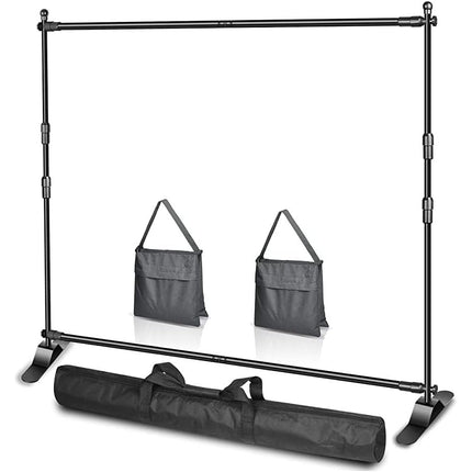 EMART 10x8ft Adjustable Photo Backdrop Banner Stand Heavy Duty Frame Kit