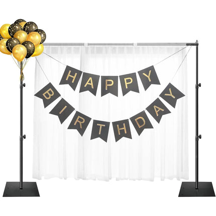 Backdrop Stand Heavy Duty 2x3m Adjustable Background Frame Steel Base EMART
