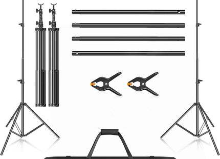 Photo Backdrop Stand 7x12ft Heavy Duty Adjustable Support Kit EMART