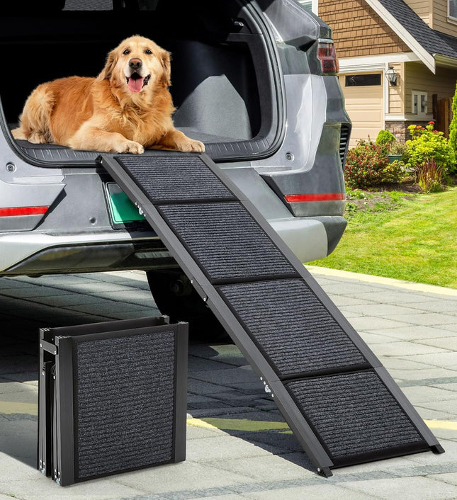 Dog Ramp 170cm Foldable Non Slip Pet Ramp for Cars Sofa Bed up to 250lbs Fellie