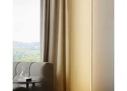 TACAHE Gold Corner Floor Lamp – Dimmable LED Mood Light with Remote, 57"