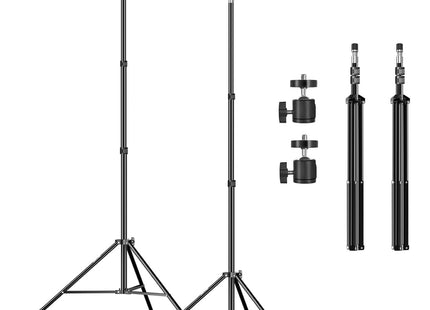 EMART 62inch Light Stand, Adjustable Aluminum Tripod, for Camera & Lighting, 2pk