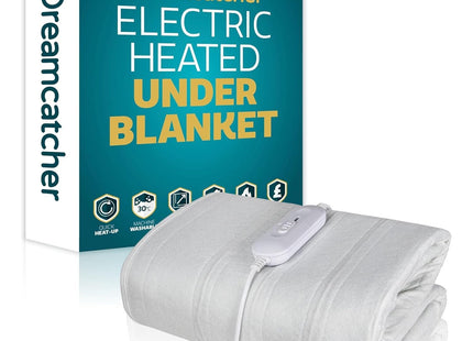 King Electric Blanket 165x137cm Soft Polyester with 3 Heat Settings Dreamcatcher