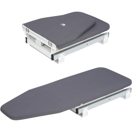 Folding Ironing Board 180 Rotatable Pull Out Space Saving 82x30cm Nisorpa