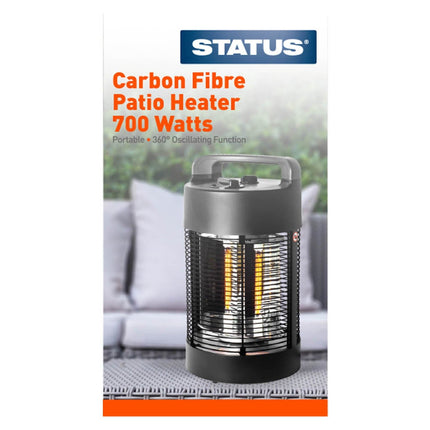 Status 700W Carbon Fibre Element Patio Heater