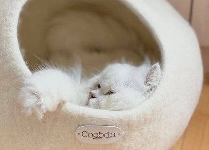 Solid Colour Wool Cocoon Basket