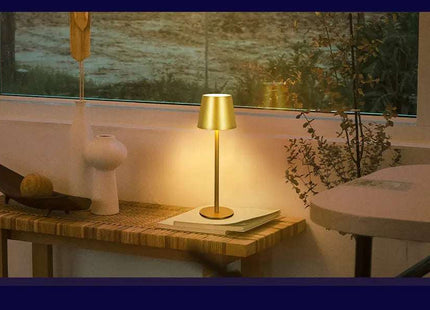 Rechargeable RGB LED Table Lamps Touch Dimmable 2 Pack IP54 White Indoor/Outdoor