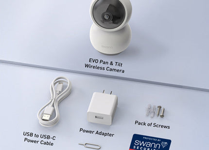 Swann Evo 2K Pan & Tilt WiFi Camera