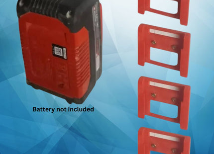 4pcs Battery Wall Mount for Einhell 18V Batteries (3D Printed PETG)