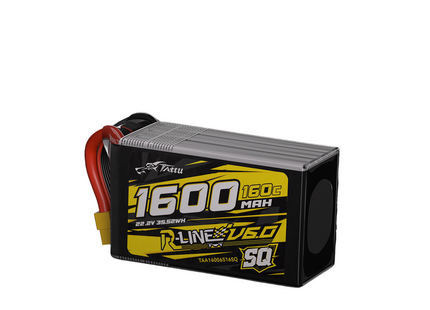 Tattu R-Line V6 1600mAh 6S 160C LiPo Battery with XT60 [SQ]