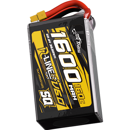 Tattu R-Line V6 1600mAh 6S 160C LiPo Battery with XT60 [SQ]