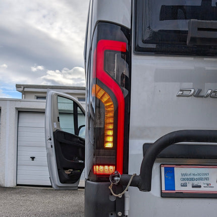 For Peugeot Boxer Full LED Rear Light Cluster | Tail Light, Rear Light Unit, Smoked LED Replacement | RAM ProMaster Van-X - NEW