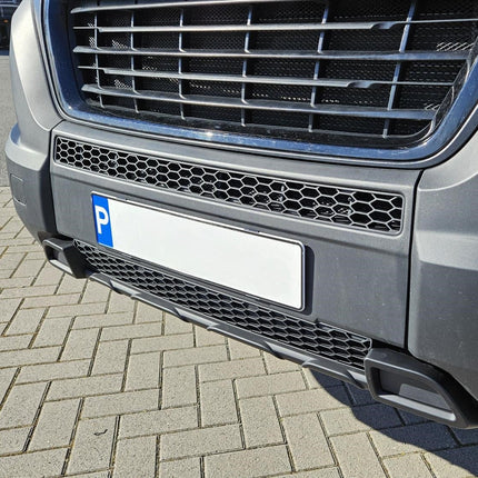 For Peugeot Boxer Lower Bumper Honeycomb Grille - Matte Black | Van-X