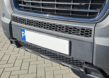 For Citroën Relay Lower Bumper Honeycomb Grille Matte Black | Front Lower Grille | Van-X
