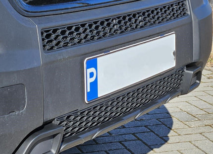 For Citroën Relay Bumper Honeycomb Grille | Matte Black Front Styling Upgrade | Non Parking Sensor Version | Van-X
