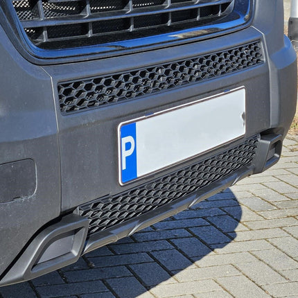 For Citroen Relay Honeycomb Front Bumper – Matte Black - No Parking Sensor Version | Van-X