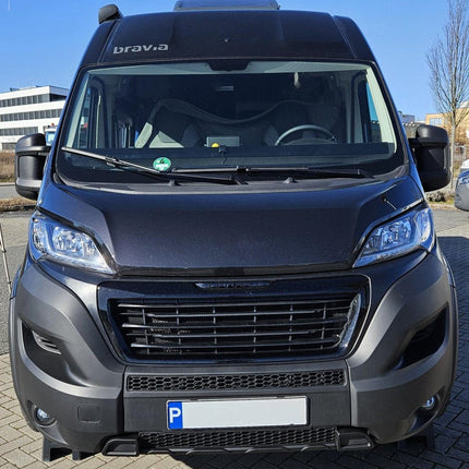 For Fiat Ducato Lower Bumper Honeycomb Grille - Matte Black | Van-X