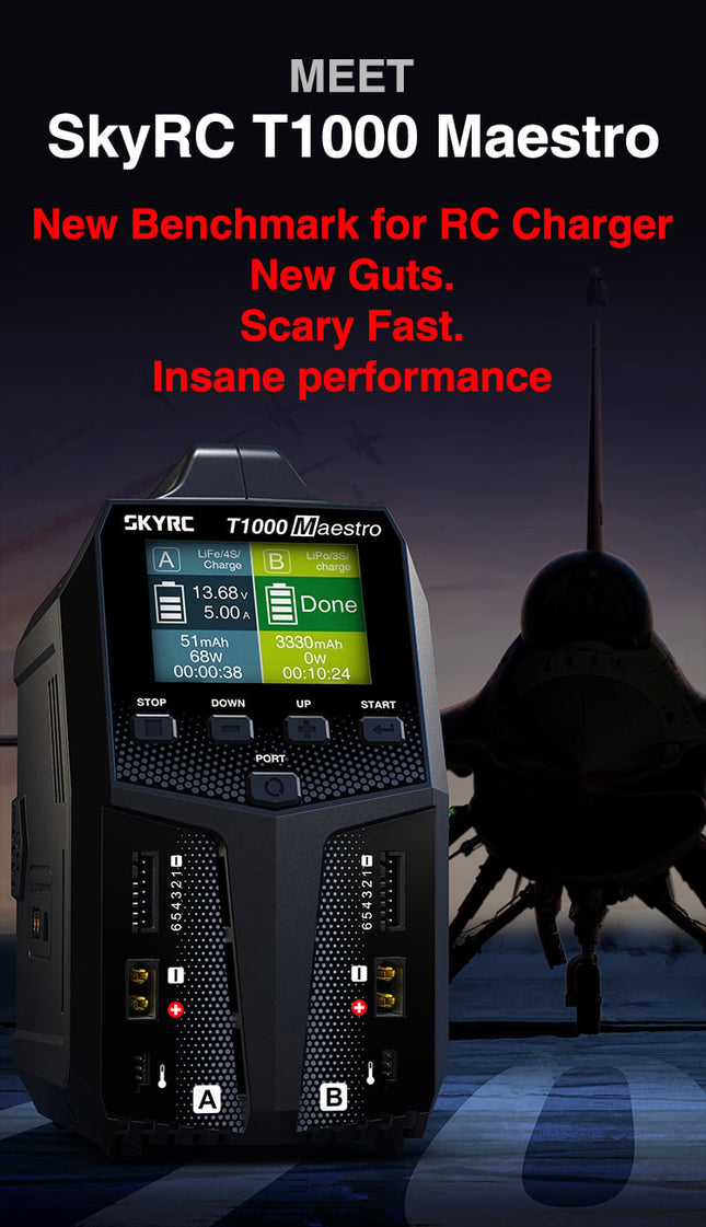 SkyRC T1000 Maestro AC/DC Dual Charger