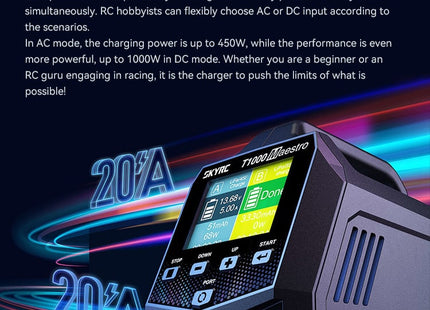 SkyRC T1000 Maestro AC/DC Dual Charger