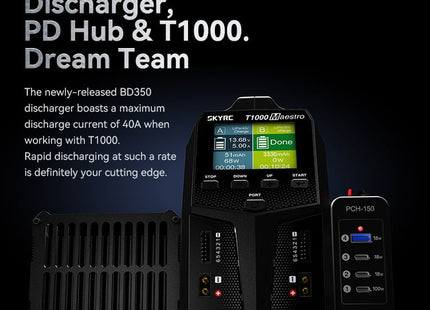 SkyRC T1000 Maestro AC/DC Dual Charger