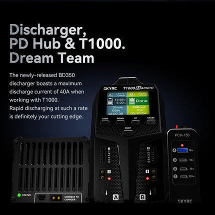 SkyRC T1000 Maestro AC/DC Dual Charger