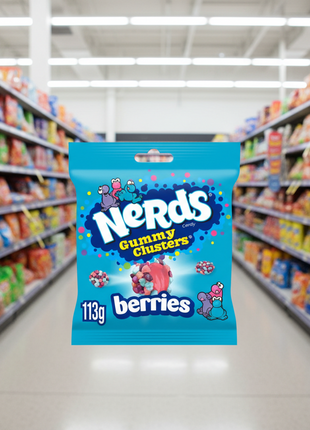 10 x Nerds Berries Fruit-Flavour Candy Gummy Clusters 113G